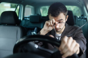 driver becoming drowsy